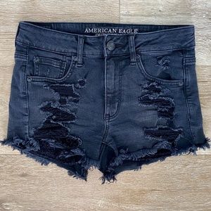 American Eagle High Rise Jean Shorts